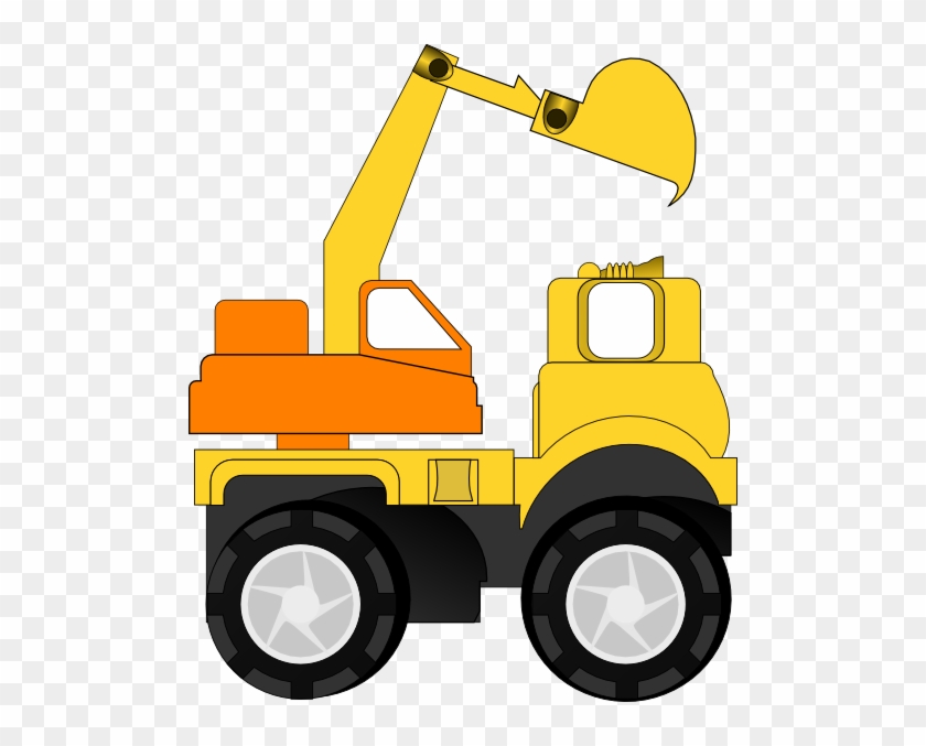 Excavator Cartoon Clipart #603904