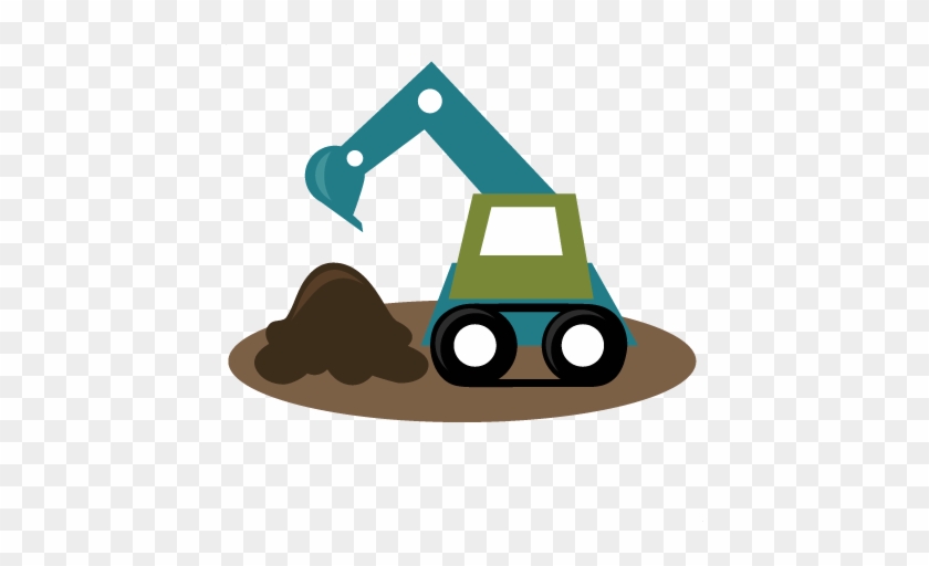 Backhoe Svg File Excavator Svg File Tractor Svg Files - Scalable Vector Graphics #603929