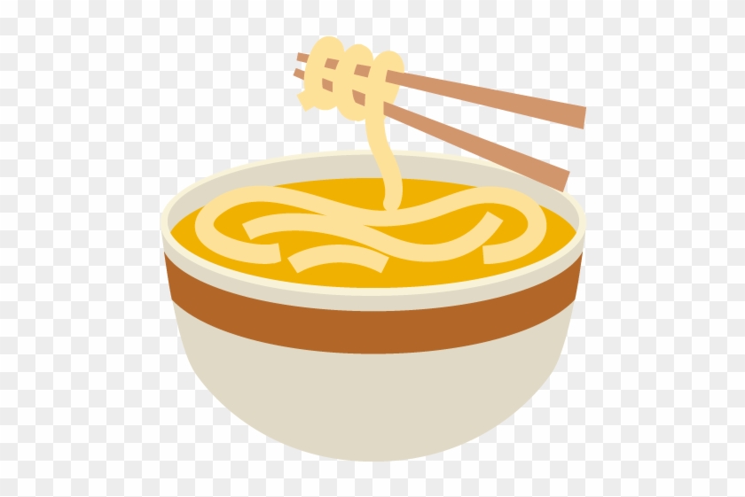 Steaming Bowl Emoji Vector Icon - Noodle #604064
