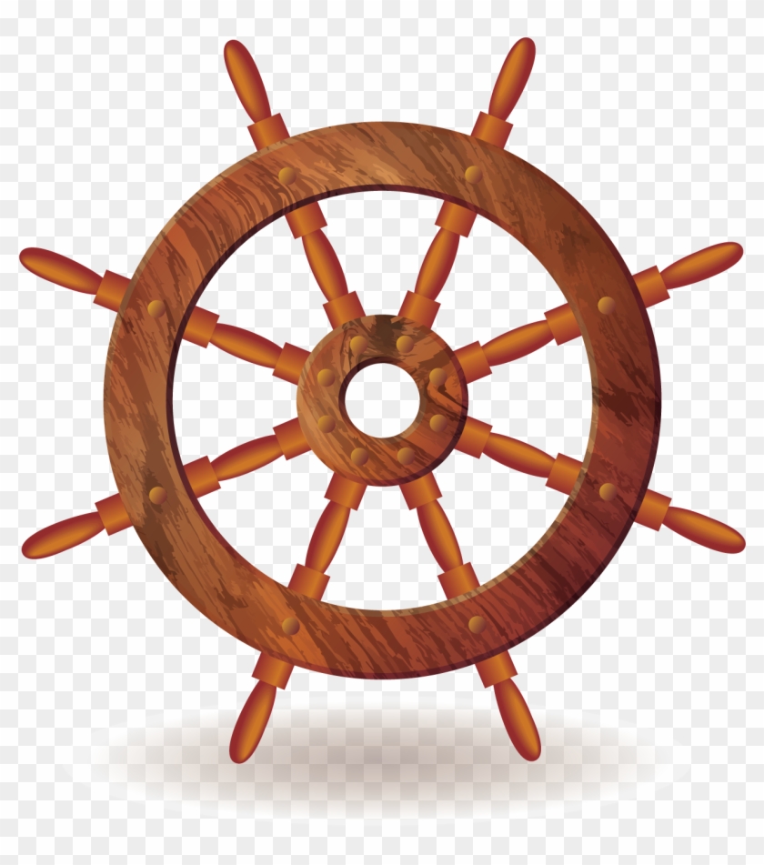 Car Ships Wheel Clip Art - Ships Wheel With Transparent Background #604082