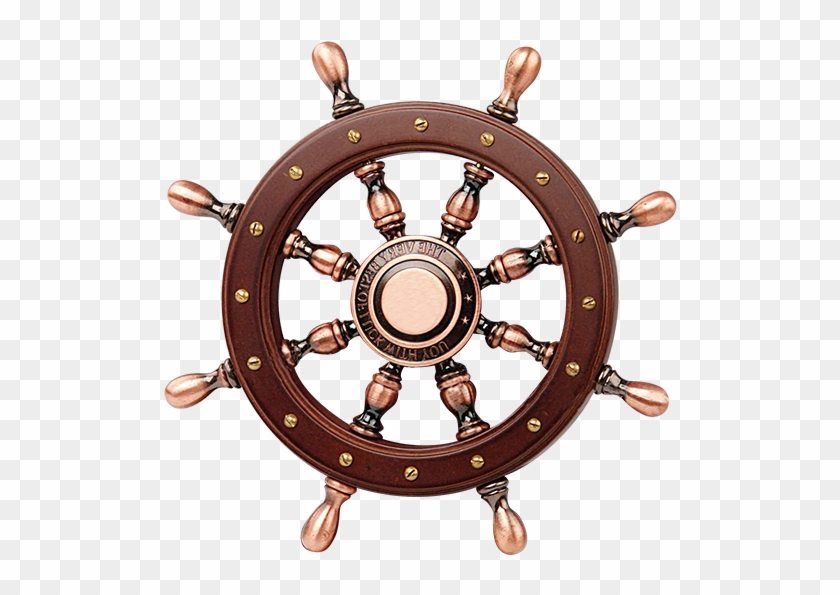 Ships Wheel Wood Clip Art - Ships Wheel Wood Clip Art #604135