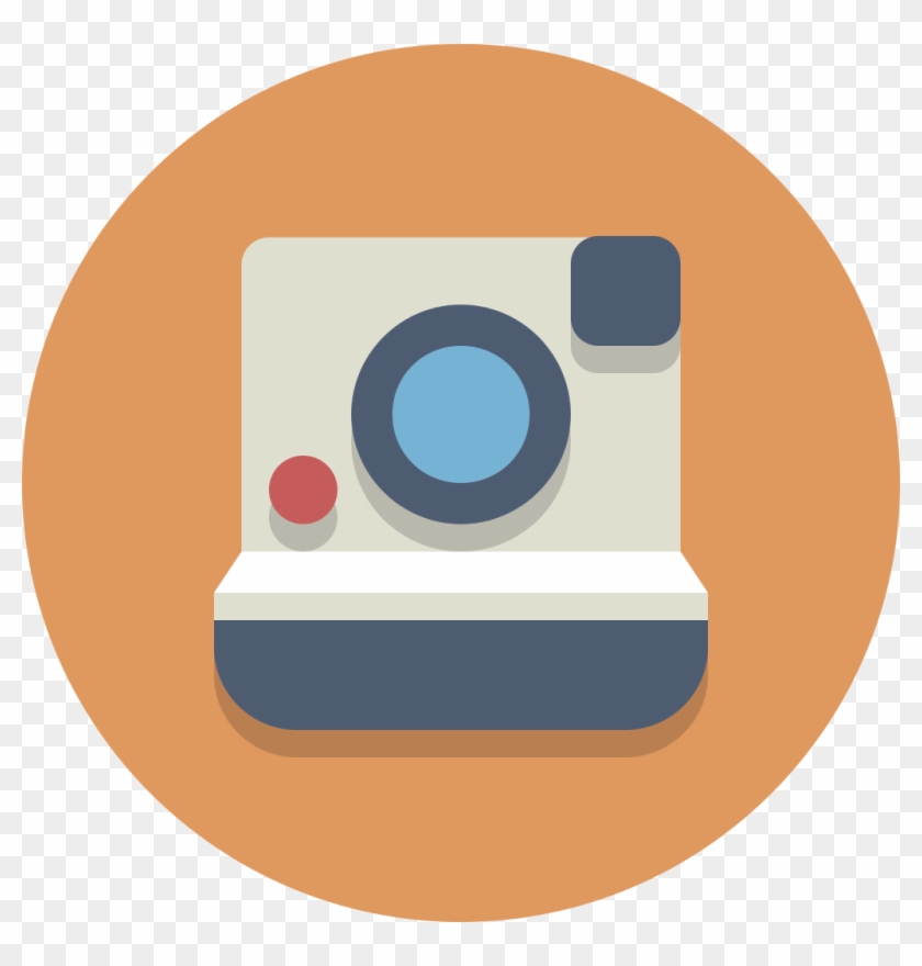 Circle Icons Polaroidcamera - Polaroid Icon #604188