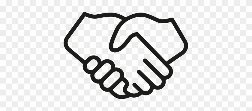 Physical Distance And Language Barriers Don't Matter - Clip Art Shake Hands Icon #604264