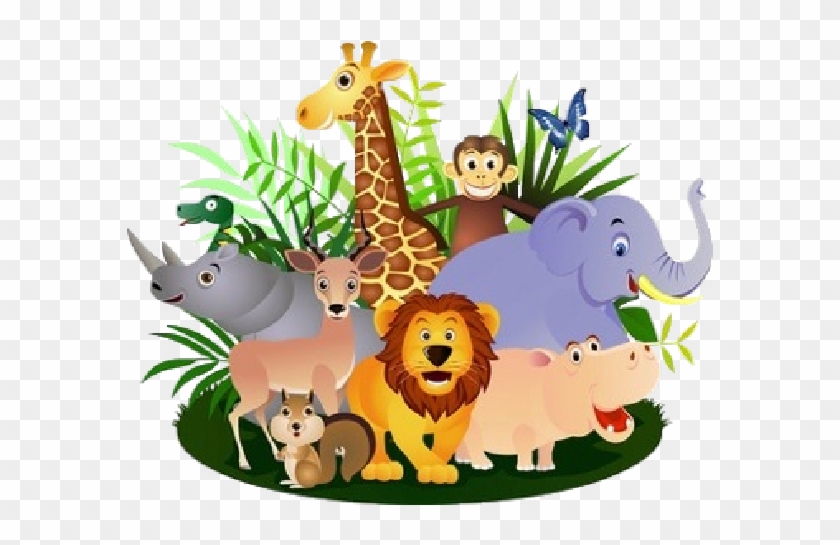 Animals Clip Art - Group Of Animals Clipart #604351