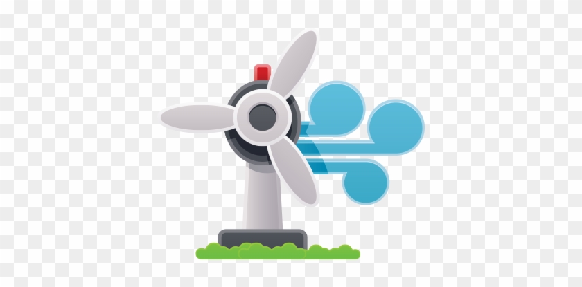 Wind Energy - Wind Generator Icon Png #604382