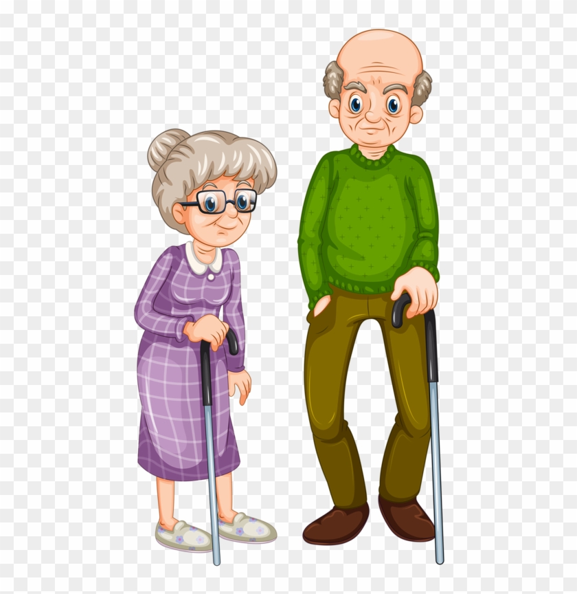 Great Extended Family Illustration Spanish - Grandpa And Grandma Clipart #604419