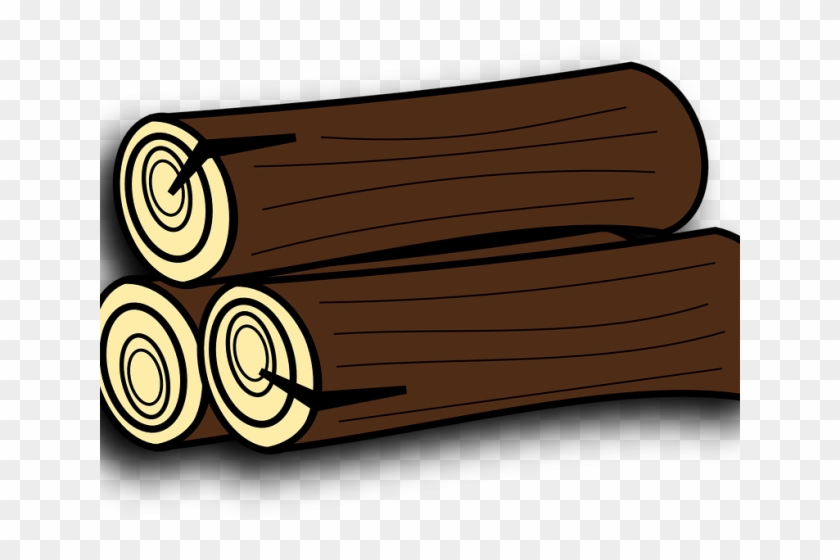 Timber Clipart Firewood - Wood Log Clipart #604429