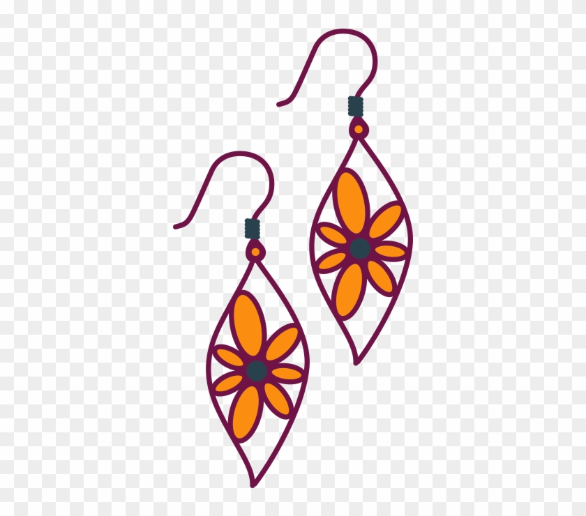 Earring Drawing Clip Art - Earring Drawing #604439