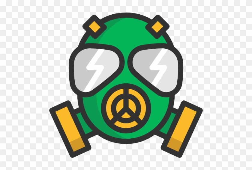 Máscara Antigás Icono Gratis - Gas Mask Clipart Png #604456