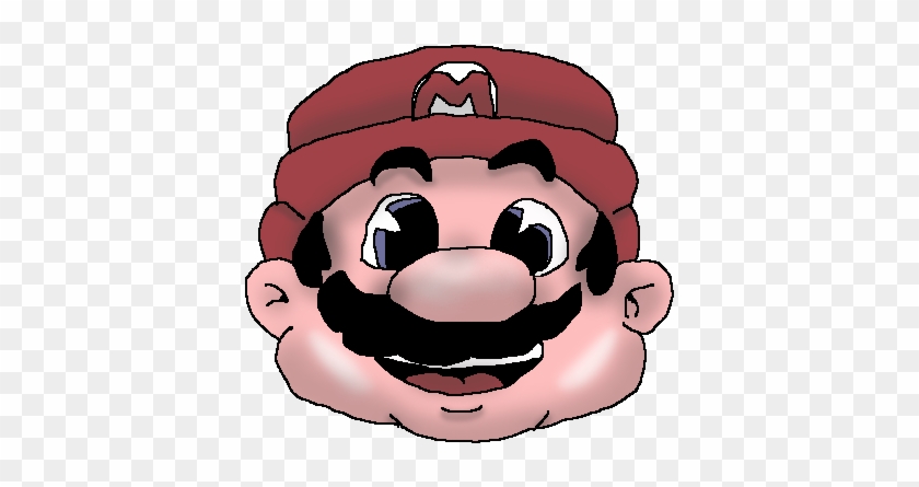 Mario Head Super Mario Bros Remixed By Kidpaddleetcie - Head Mario Bros Png #604467