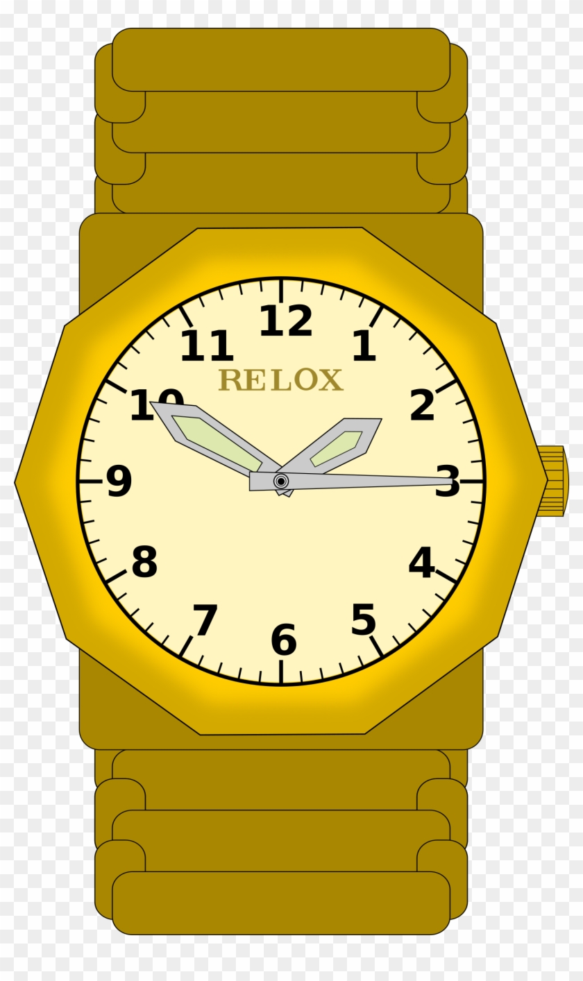 Gold Watch Clipart - Watch Clipart #604685