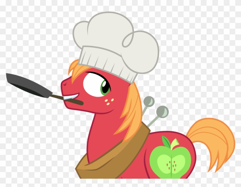 Cloudyglow, Big Macintosh, Chef's Hat, Frying Pan, - Apple #604741