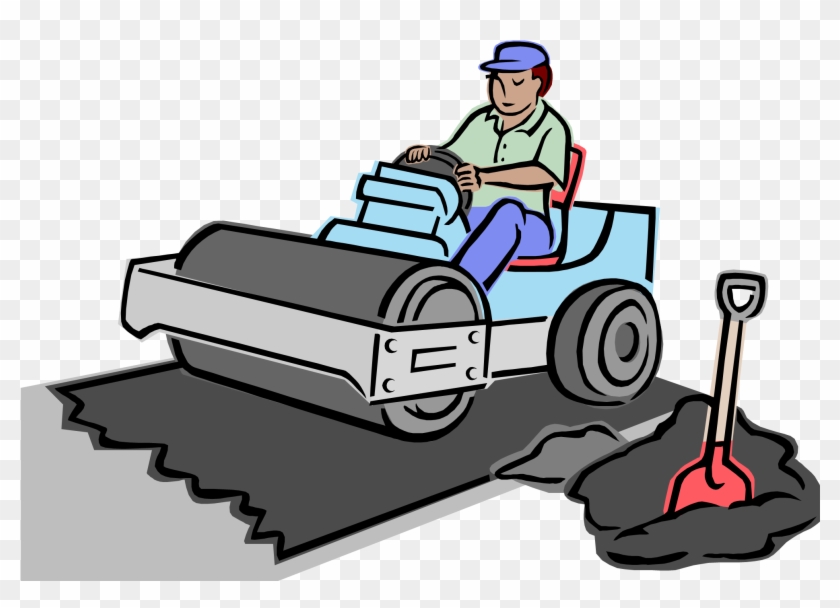 Paving - Parking Lot Paving Clipart #604827