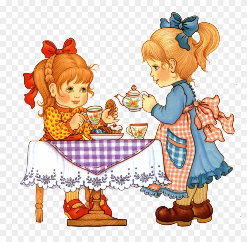 Tea Time Art - Goog Evening Cartoon Png #604850