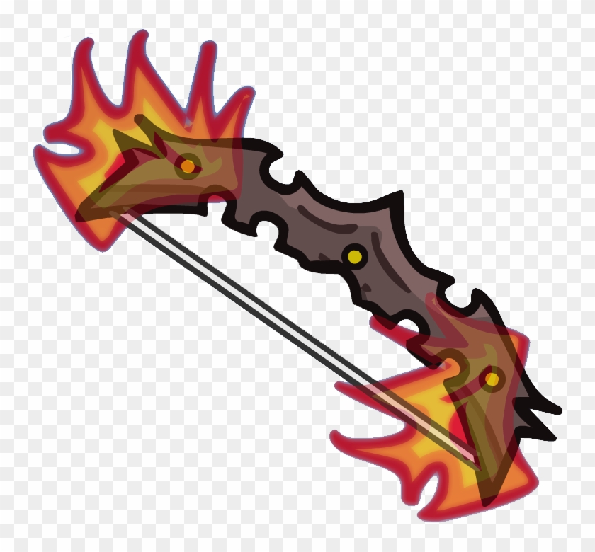 Crypt Bow Of Fire - Helmet Heroes Weapons Archer #604944
