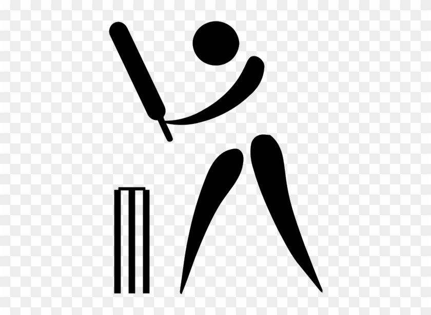 File - Cricket Pictogram - Svg - Cricket Pictogram #605006