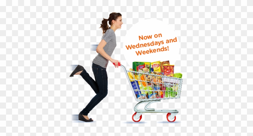 People Shopping Png Shop For Groceries, Homeware, Fashion, - Big Bazaar Shopping Trolley #605093