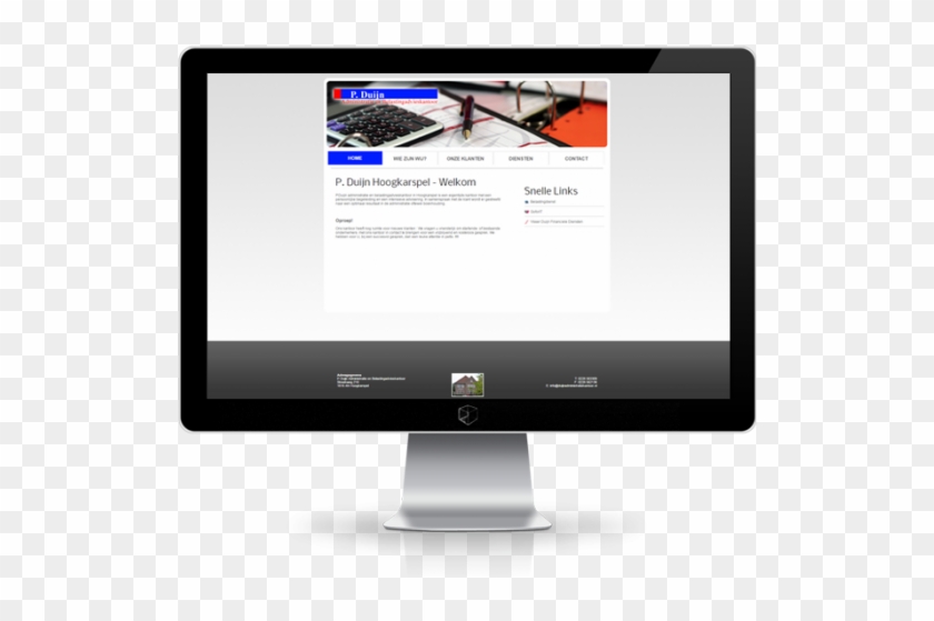 Nieuwe Website Voor P Duijn Administratiekantoor Uit - Computer Monitor #605100