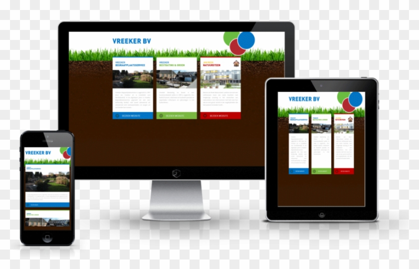 Responsive Landingspagina Voor Vreeker Bv - Tablet Computer #605118