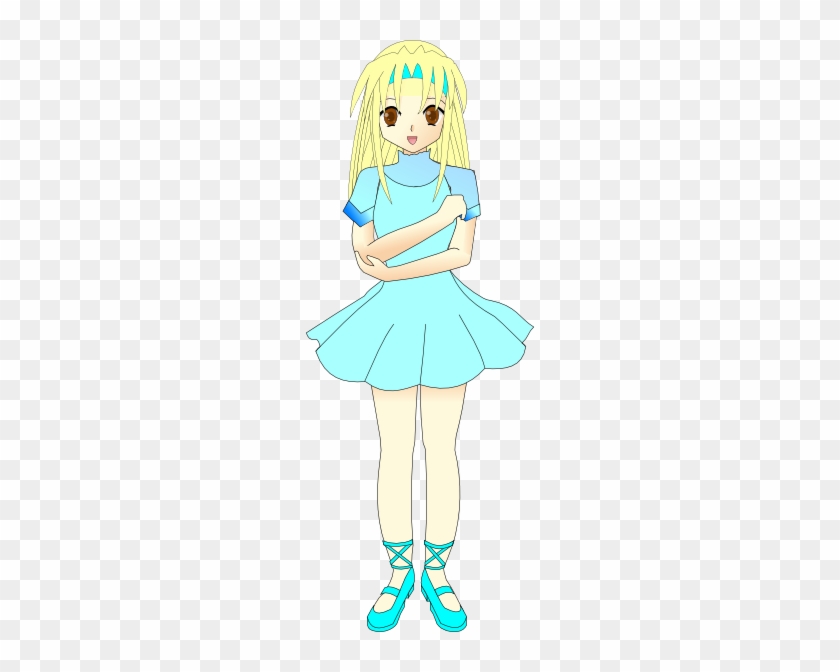 How To Set Use Blonde Manga Character Svg Vector Ballet Free