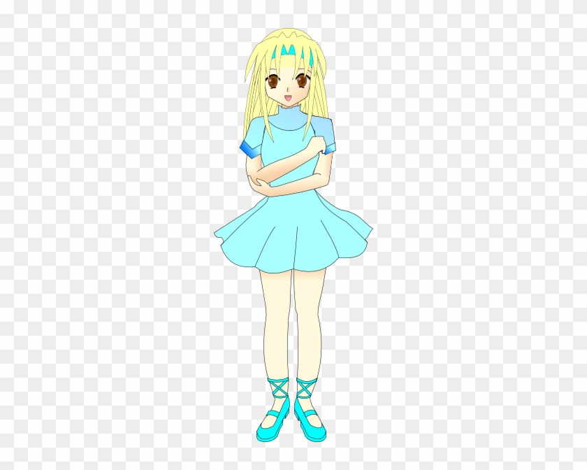 How To Set Use Blonde Manga Character Svg Vector - Ballet #605140