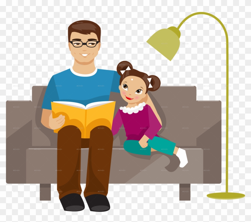 Father Daughter Pictures Clipart Transparent - Father And Daughter Png #605239