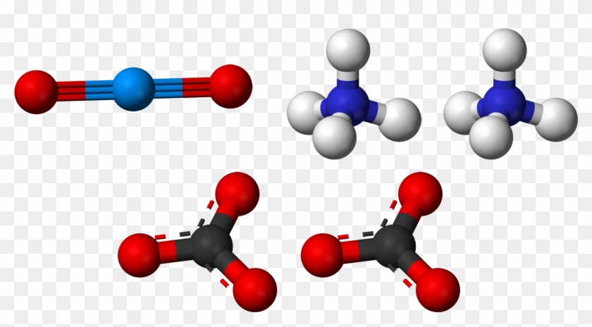 Ammonium - Clipart - Carbonate Molecule #605287