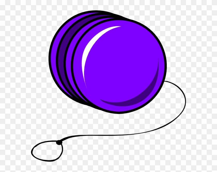 Purple Cartoon Yoyo Clip Art At Clker Com Vector Clip - Cartoon Picture Of A Yoyo #605341