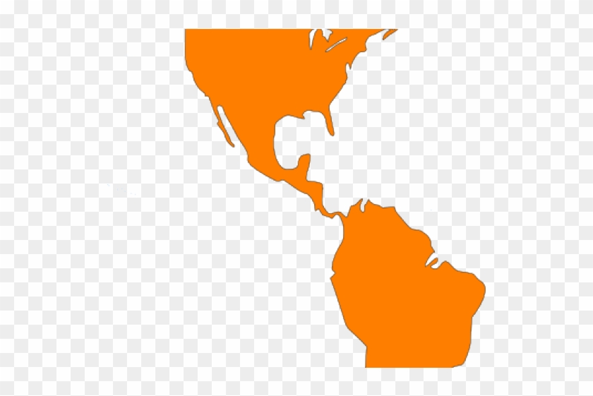America Cliparts - Latin America Map Clipart #605427