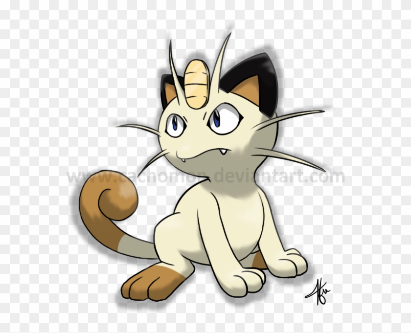 Meowth By Cachomon - Cartoon #605517