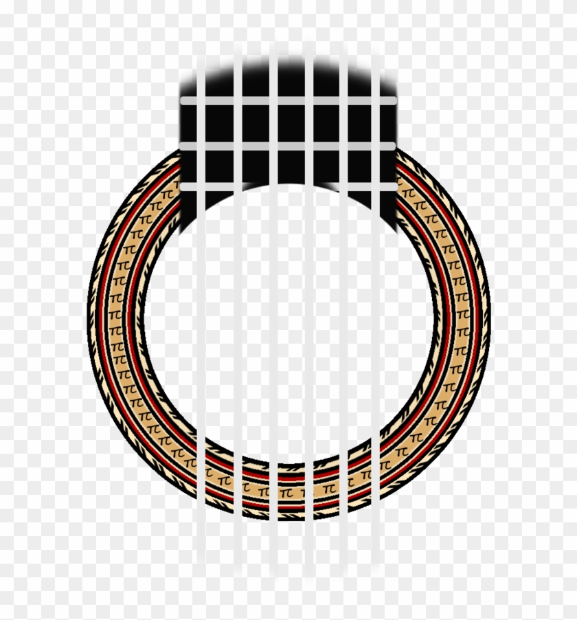 Guitar Rosette, Pi Day Special By Changsta-187 - Classic Guitar Clip Art #605678