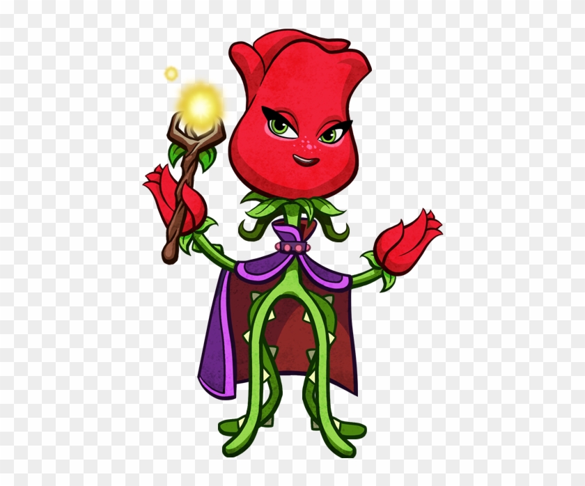 A Pvzh P Rose@3x - Plants Vs Zombies Heroes Rose #605697