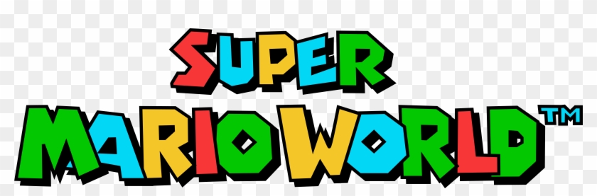 Super Mario World Logo Black And White - Super Mario Bros World Png #605753