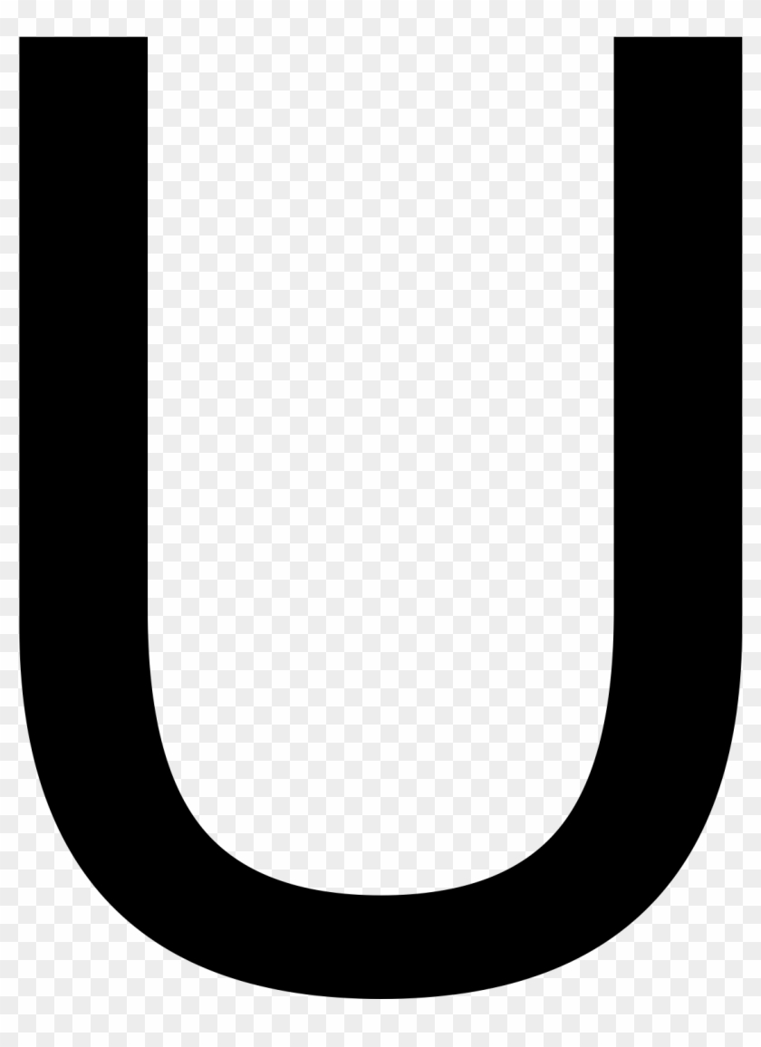 File - Letteru - Svg - U Letter #605810