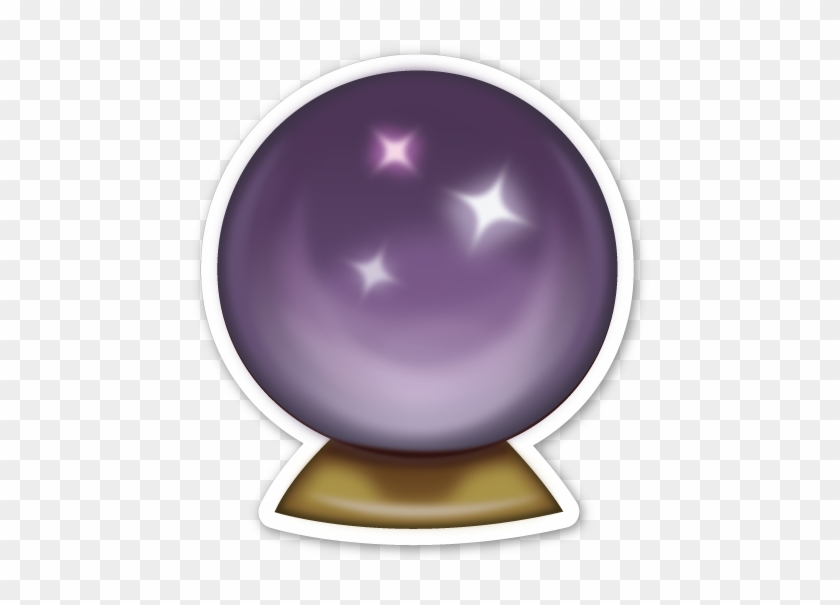 Crystal Ball Clipart - Crystal Ball Emoji Png #605886