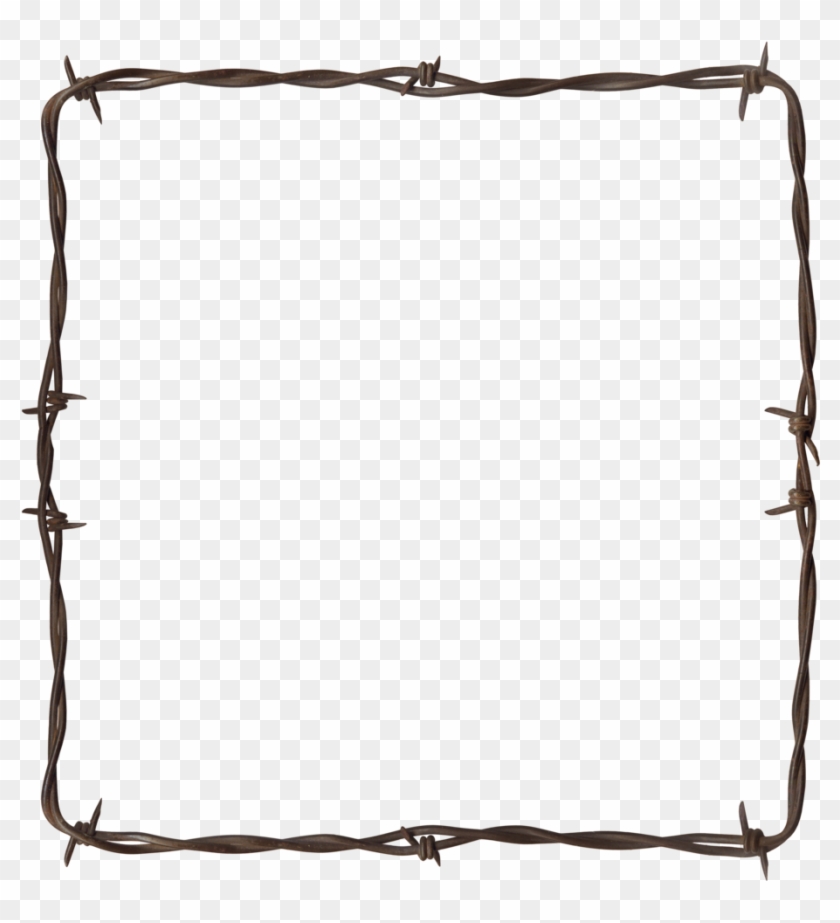 Collection Of Free Wire Fencing Cliparts - Western Barbed Border Clear Background #605943