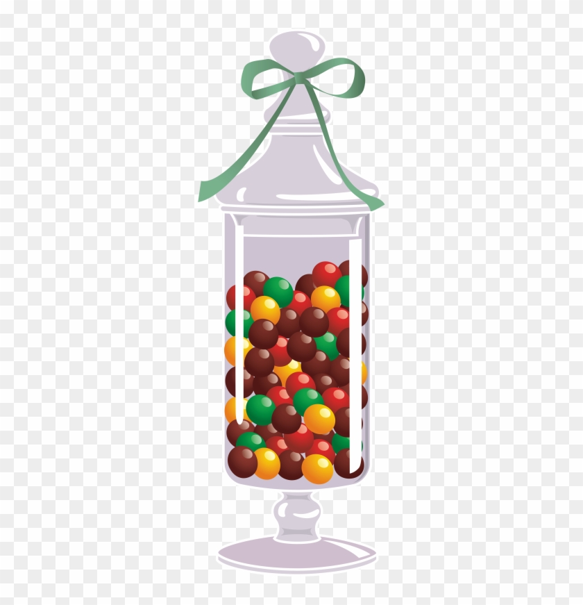 Chocolate - Christmas Candy Jar Clip Art #606133