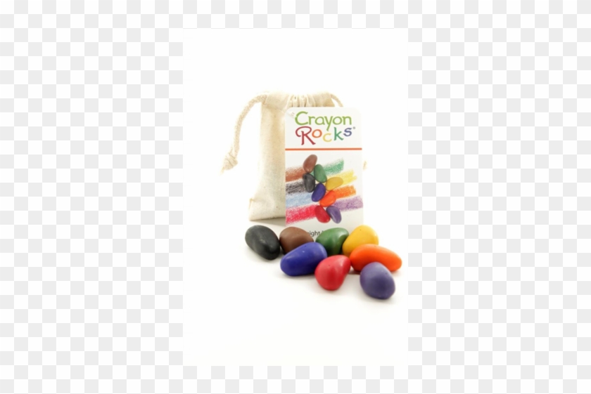 8 Colours Growing Up Kids - Crayon Rocks Eight Colors (in A Cotton Muslin Bag) #606173