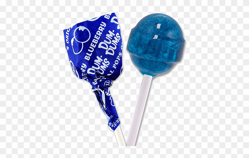 Dum Dums Color Party Blue Blueberry Lollipops - Purple Lollipop Dum Dum #606185