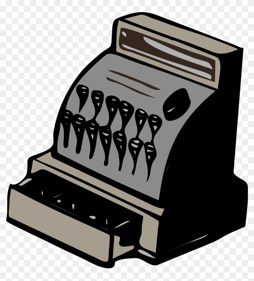 Cash Register Clip Art Download - Caisse Enregistreuse Icone #606219