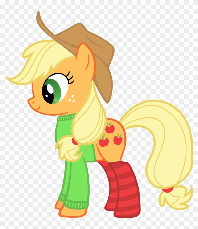 Top Images For Outfits Applejack Vector On Picsunday - Little Pony Friendship Is Magic #606276