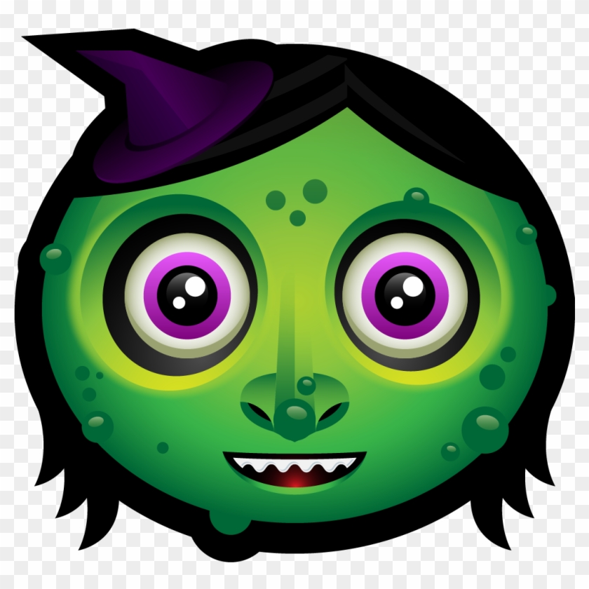 Witch Face Png Transparent Image - Fruit Hat #606281