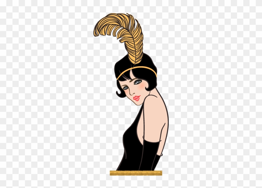 1 - Speakeasy Lady Clipart #606329