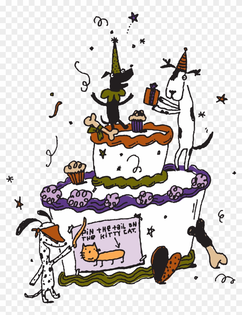 Birthday Cake - Cartoon #606381