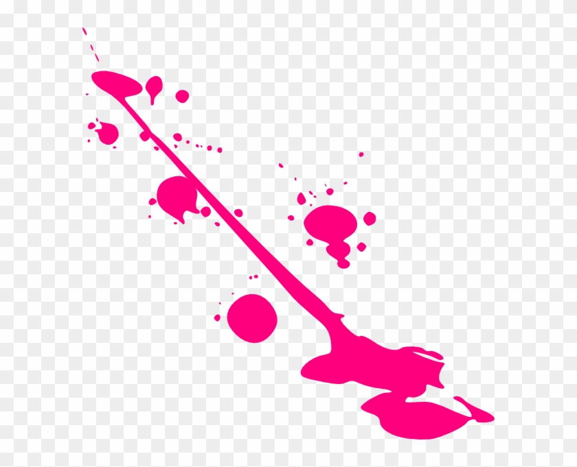 Hot Pink Paint Splatter #606417