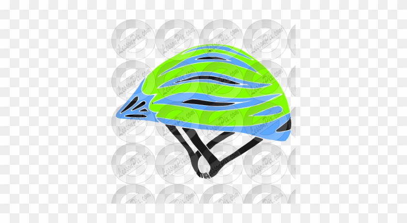 Bike Helmet Stencil - Bicycle Helmet #606428