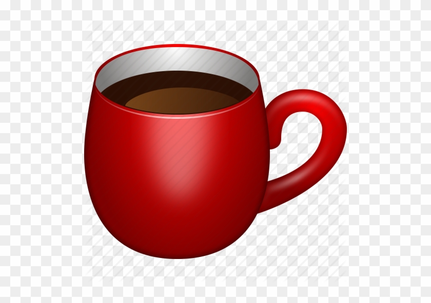 A Love Mug - Red Coffee Cup Png #606453