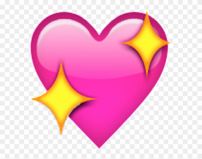 Tumblr Heart Emoji Stickers Love People - Heart With Stars Emoji #606466