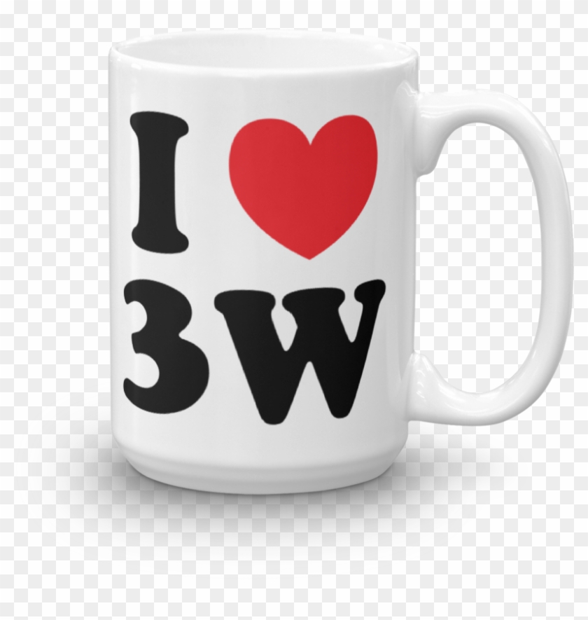 I Love 3 W - Mug #606502