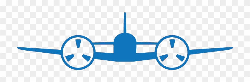 Aviation - Twin Engine Plane Clip Art #606505